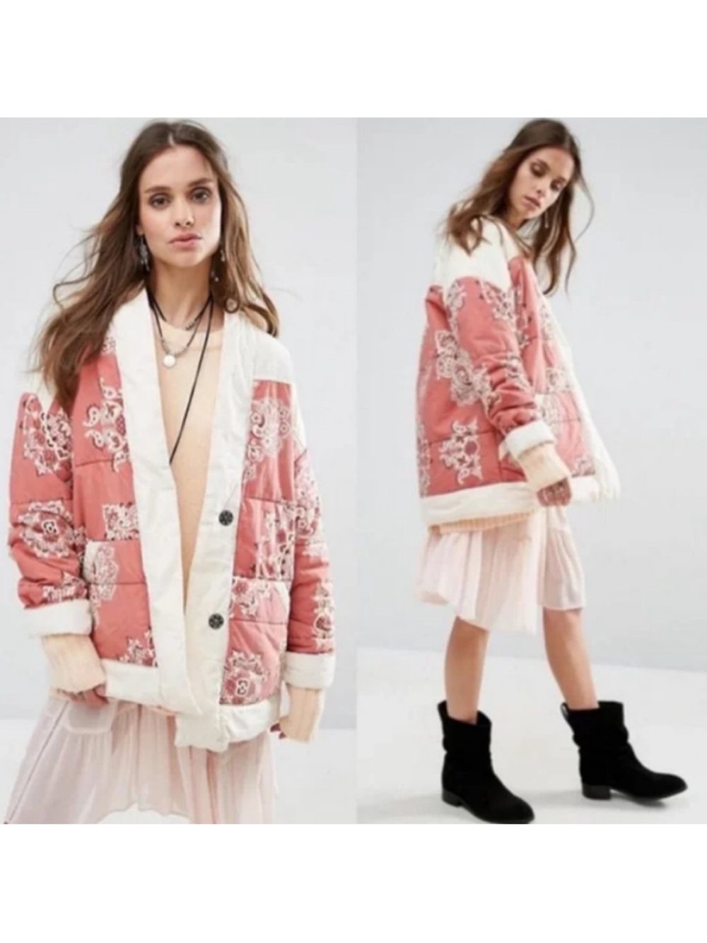 Free People Paisley Print Jacket